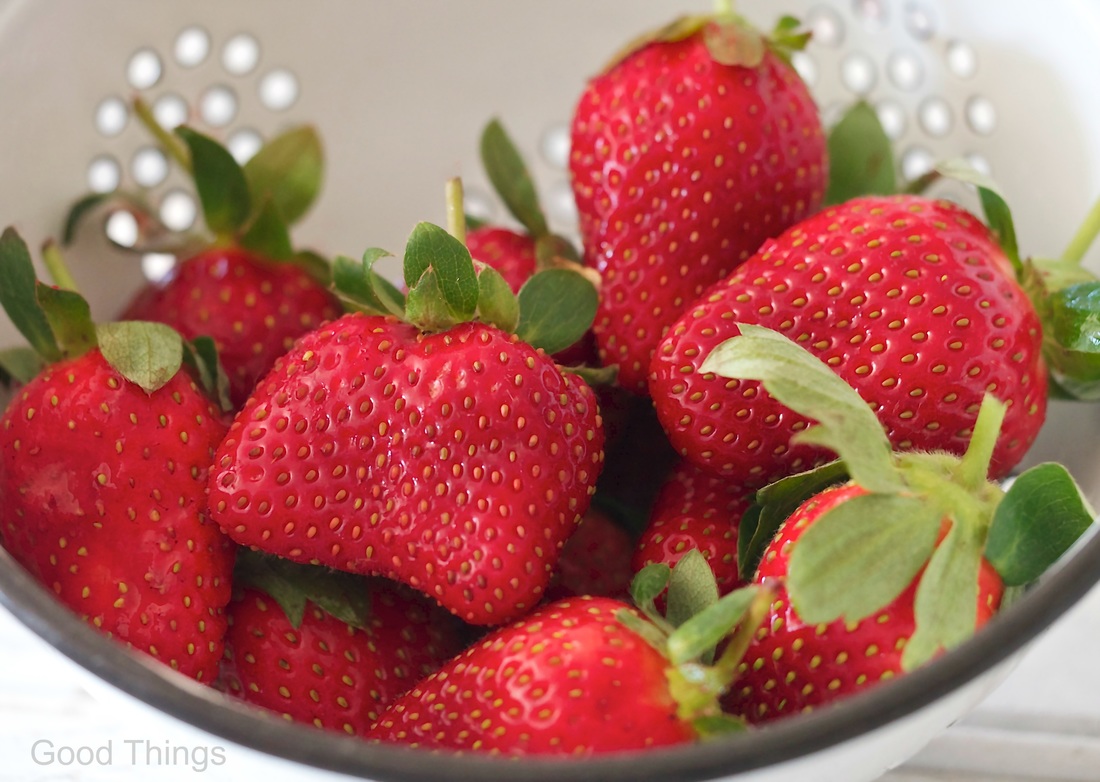 Queensland strawberries - photograph by Liz Posmyk, Good Things 